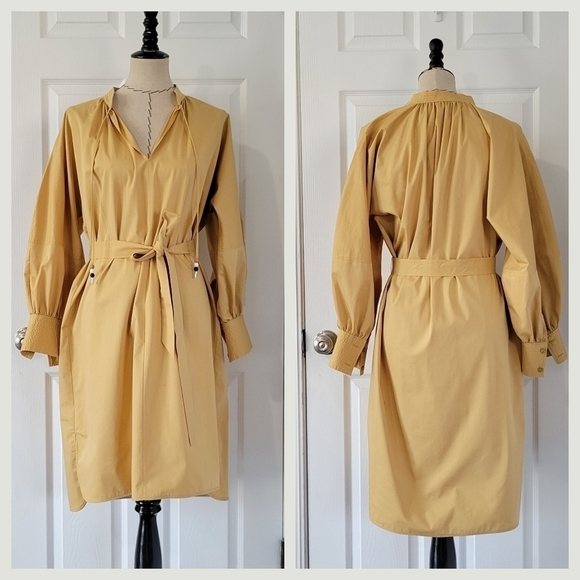 Boss Dapera Poplin Sheath Dress - Picture 2 of 11